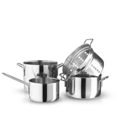Stainless steel gryteset - 4 deler