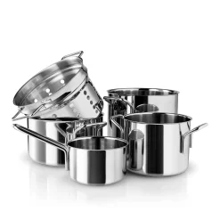 Stainless steel gryteset - 5 deler