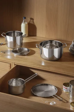 Stainless steel gryteset - 3 deler