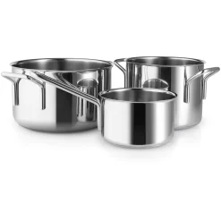 Stainless steel gryteset - 3 deler