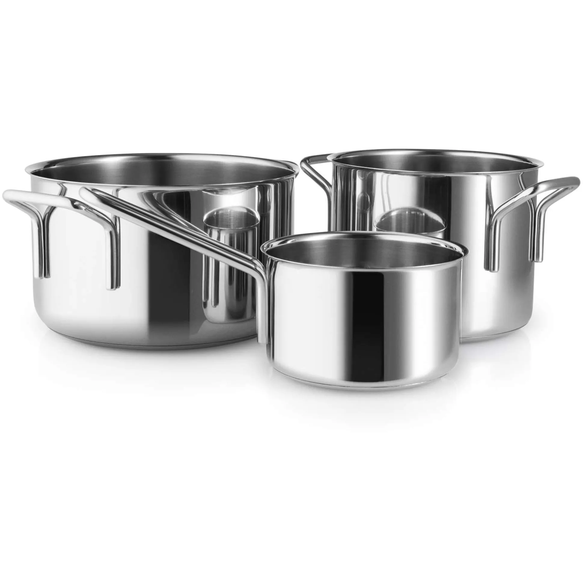 Stainless steel gryteset - 3 deler