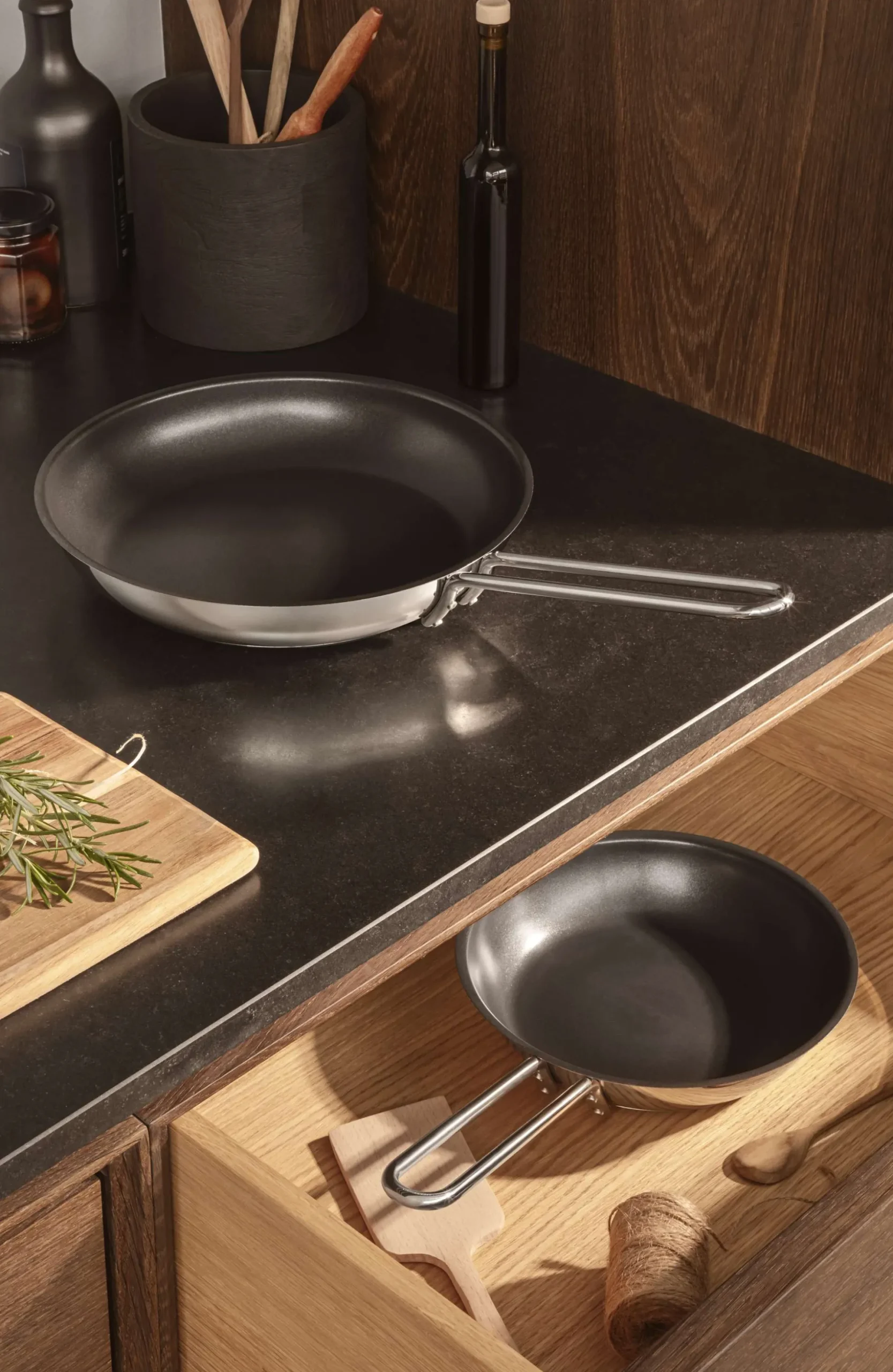 Stainless steel stekpanna - 20 cm - Slip-Let®-beläggning