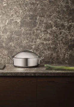 Stainless steel traktörgryta - 24 cm - keramisk Slip-Let®