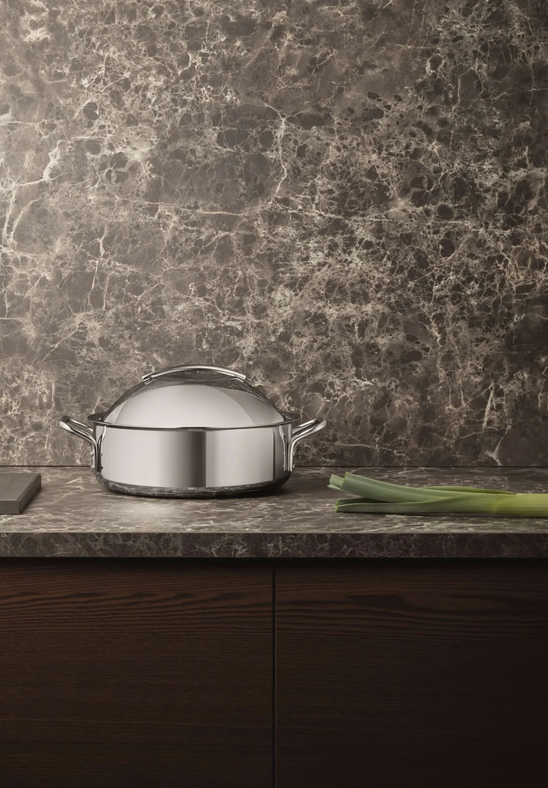 Stainless steel traktörgryta - 24 cm - keramisk Slip-Let®