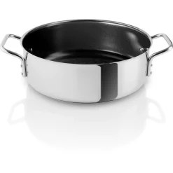 Stainless steel traktörgryta - 24 cm - keramisk Slip-Let®