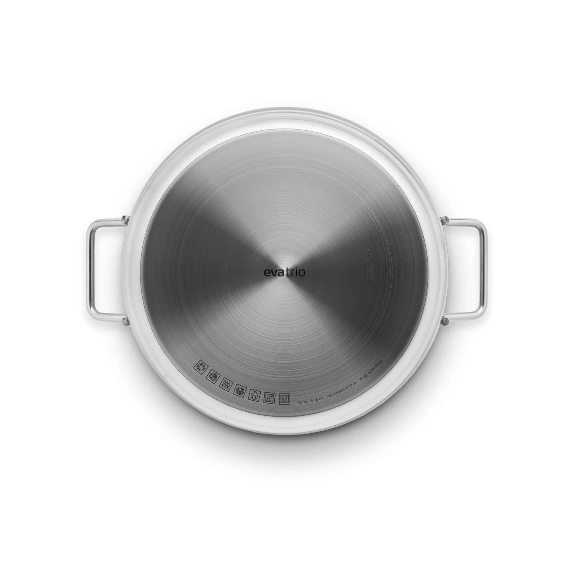 Stainless steel traktörgryta - 28 cm