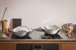 Stainless steel wok - 5 liter