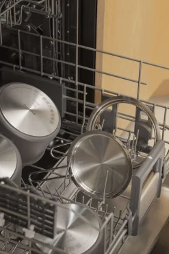 Tallrikslock 24 cm rostfritt stål