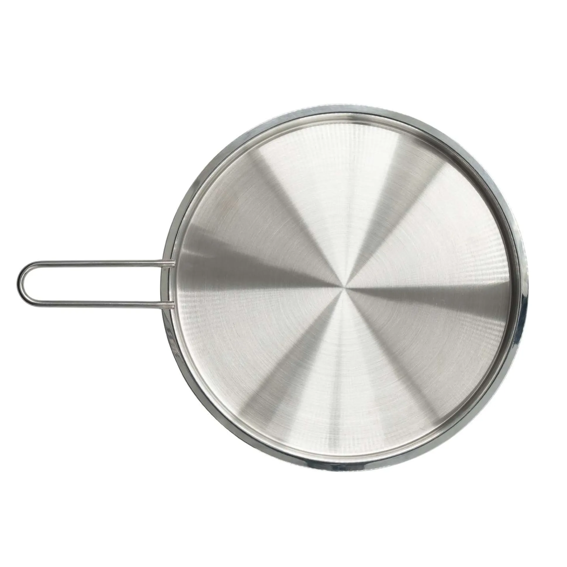 Tallrikslock 24 cm rostfritt stål