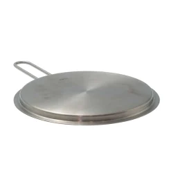 Tallrikslock 24 cm rostfritt stål