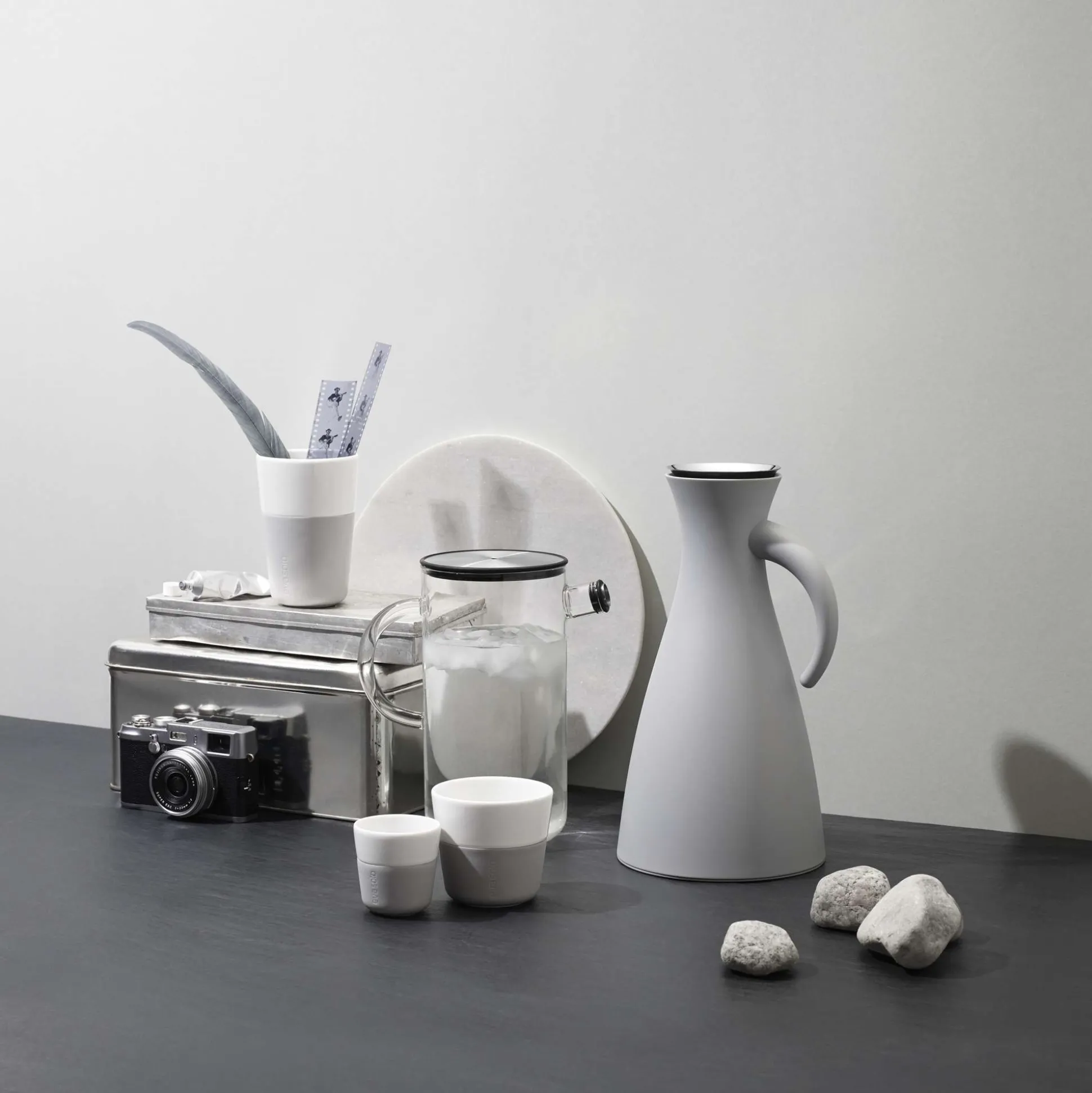 Termoskanna - 1 liter - Marble Grey