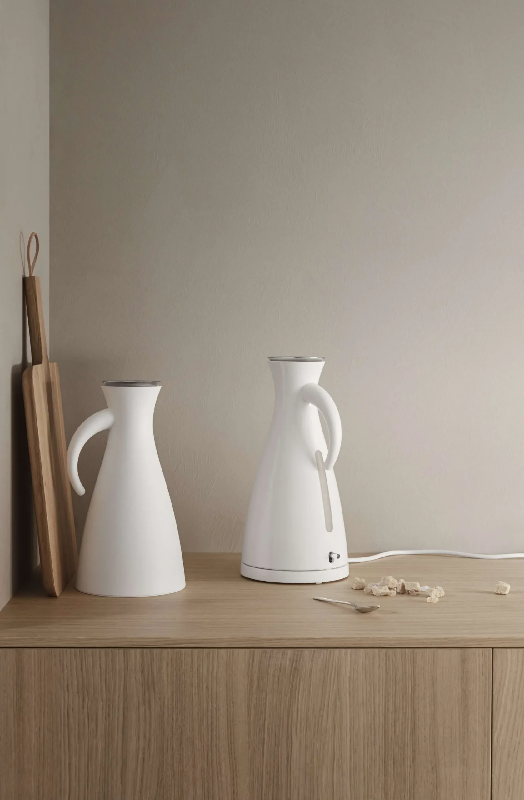 Termoskanna - 1 liter - Matte vit