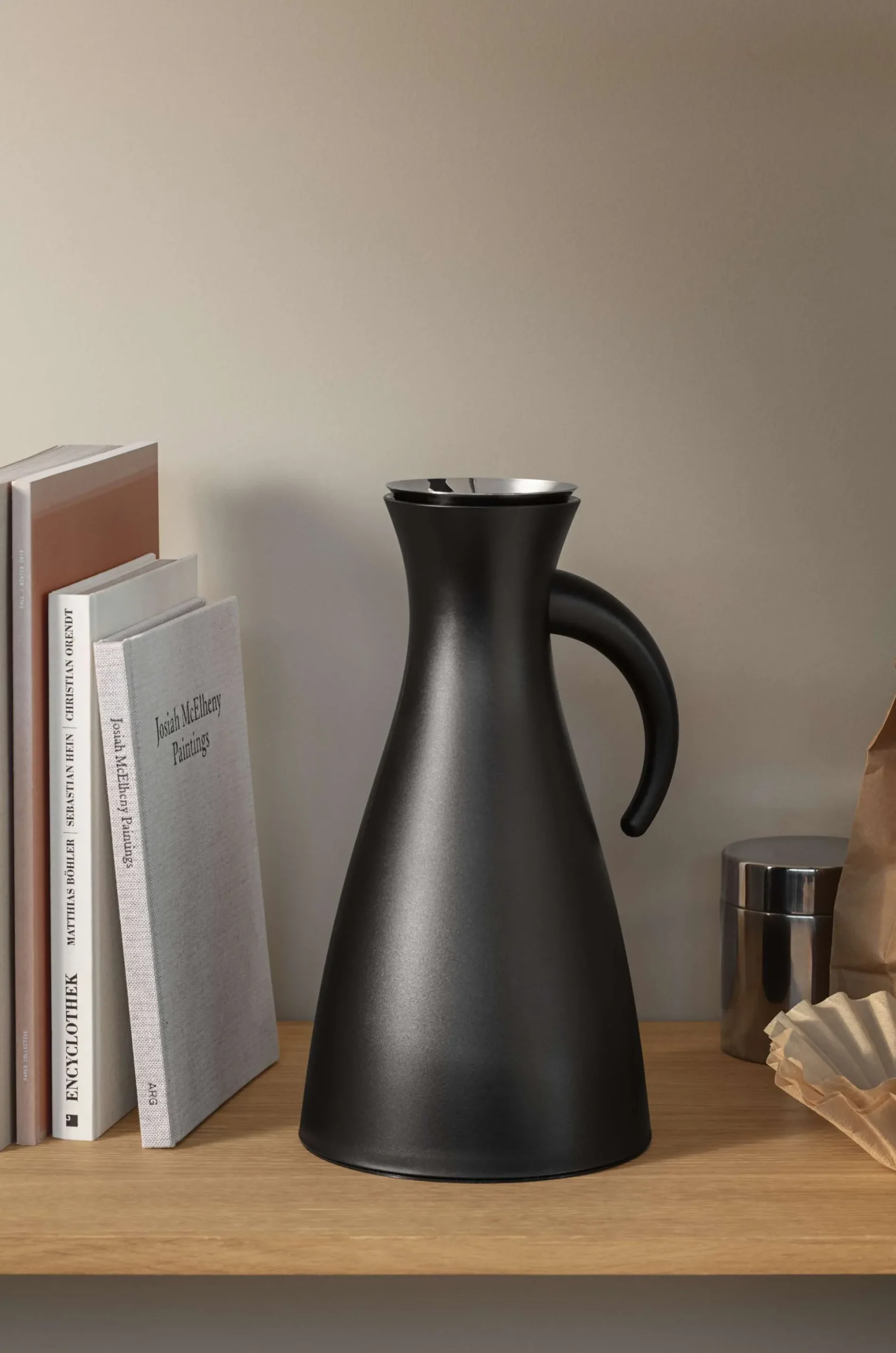 Termoskanna - 1 liter - Matte svart