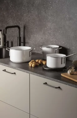 White Line Gryta 2,5 l 16 cm keramisk Slip-Let® beläggning